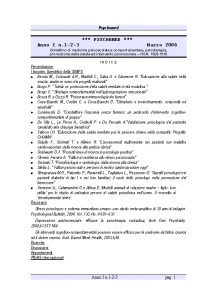 Numeri 1-2-3 Anno I 2006 – “Atti del I Incontro Scientifico SIMPS”