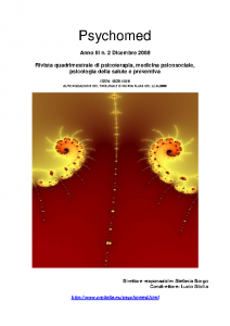 Numero 2 Anno III 2008 – “Posters of the 6th International Congress of Cognitive Psychotherapy, Rome, 2008”