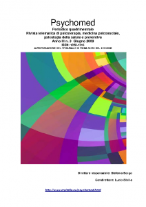 Numero 3 Anno III 2008 – “La depressione nei percorsi di patologia: approcci teorici a confronto”